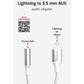 SWISSTEN ADATTATORE AUDIO LIGHTNING → AUX 3,5 mm 73502314