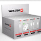 SWISSTEN BOX DA BANCO 20 PEZZI COMPLETO DI CARICABATTERIE E CAVI