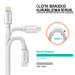 SWISSTEN CAVO DATI TESSILE RINFORZATO GIRGIO USB-C / LIGHTNING  2,0 MT 3A 71529202