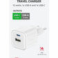 SWISSTEN CARICABATTERIE 12W DUO (USB-A+USB-C) 22071500