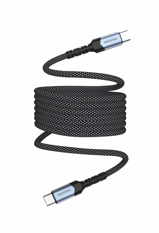 SWISSTEN CAVO DATI MAGNETICO USB-C / USB-C 1,0 MT 3A 60W 71551010