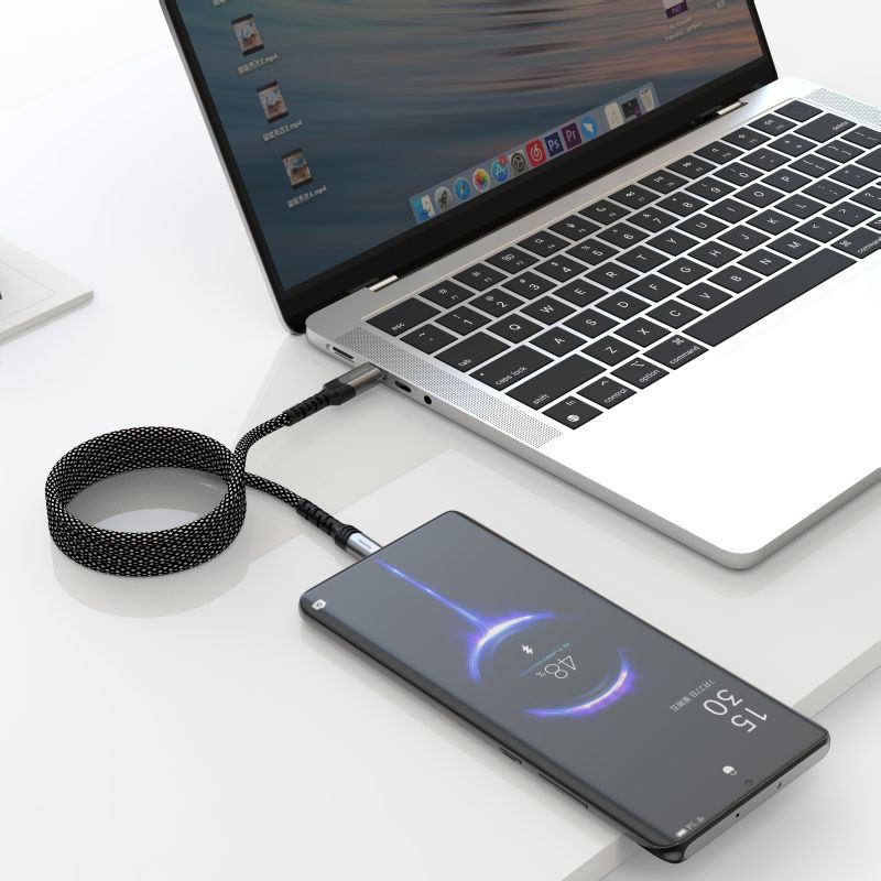 SWISSTEN CAVO DATI MAGNETICO USB-C / USB-C 1,0 MT 3A 60W 71551010