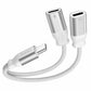 SWISSTEN SPLITTER ADATTATORE AUDIO E RICARICA USB-C MASCHIO USB-C FEMMINA X2 73502305