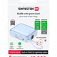 SWISSTEN POWER BANK 10000mAh CON LED DISPLAY E CAVI INTEGRATI USB-C E LIGHTNING 22.5W 22013984
