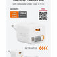 SWISSTEN CARICABATTERIE 30W POWER DELIVERY GaN CON CAVO RETRATTILE  USB-C E PORTA USB 18W 22070203