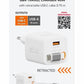 SWISSTEN CARICABATTERIE 45W POWER DELIVERY GaN CON CAVO RETRATTILE  USB-C E PORTA USB 18W 22071350