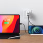 SWISSTEN CARICABATTERIE GaN 100W POWER DELIVERY QUICK CHARGE 4 PORTE:  2x USB-C PD 100W  1x USB-C PD 20W  1x USB-A QC 30W 22071610
