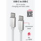SWISSTEN CAVO DATI TESSILE RINFORZATO GIRGIO USB-C / USB-C 3A 60W