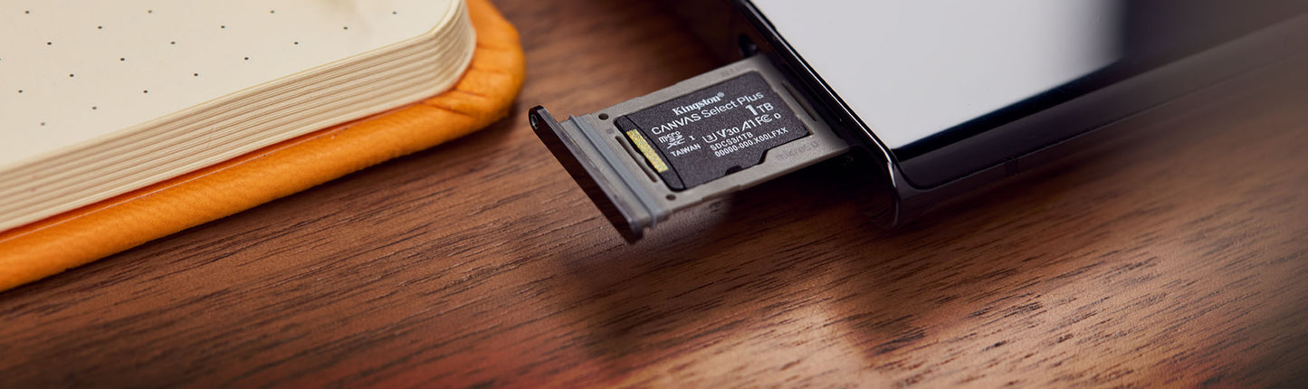 KINGSTON microSDHC 128GB CANVAS SELECT PLUS CLASSE 10 SDCS3/128GB CON ADATTATORE