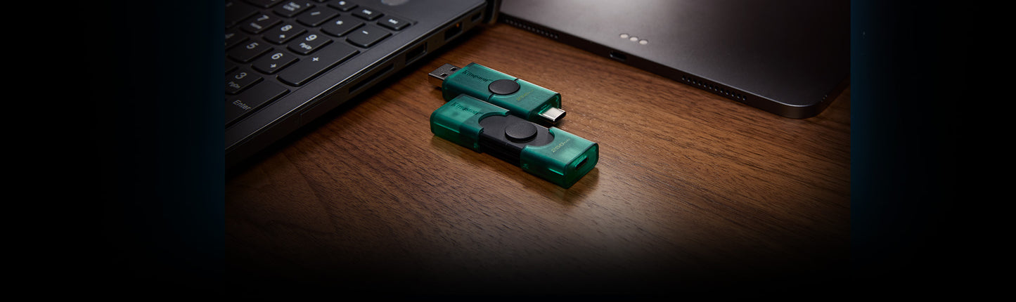 KINGSTON PENDRIVE DATA TRAVELER DUO USB Type-A e USB Type-C 128GB USB 3.2 DTDEG2/128GB
