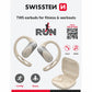 SWISSTEN RUN TWS BLUETOOTH 5.4 EARPHONES AURICOLARI SENZA FILI STEREO BEIGE 51107094